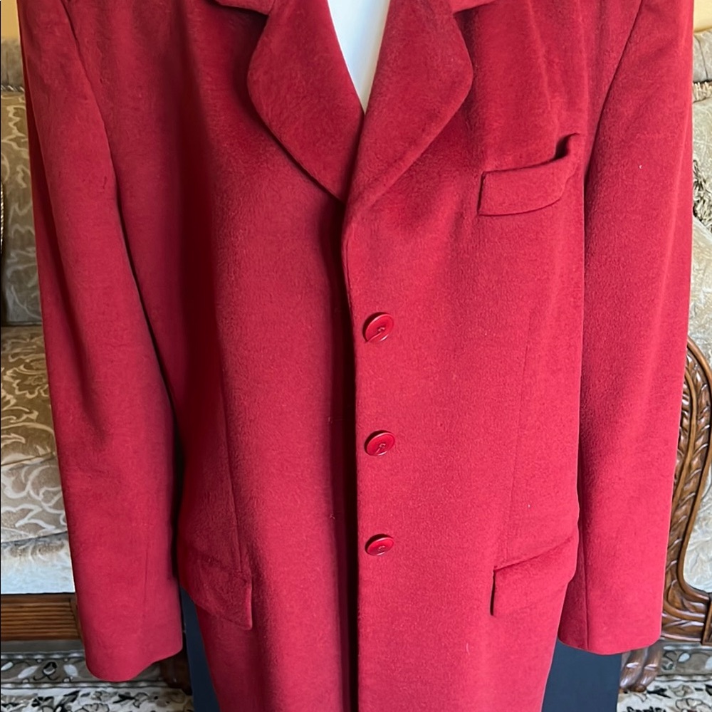 Tahari Vibrant Red Outerwear